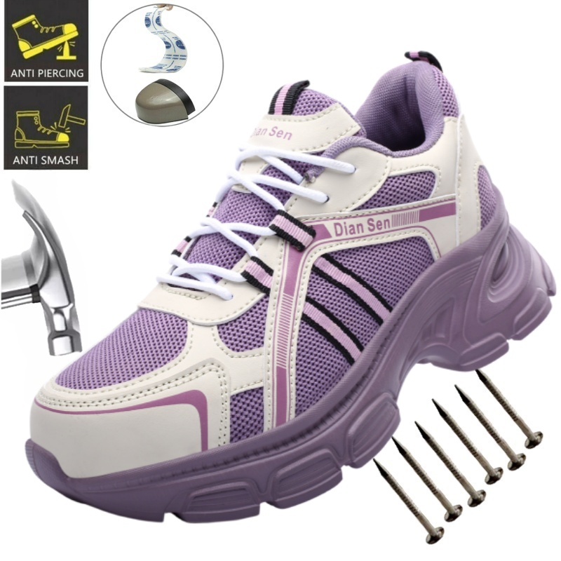 Women'S Shoes For Work - أحذية أمان نسائية أنيقة ومريحة، أحذية