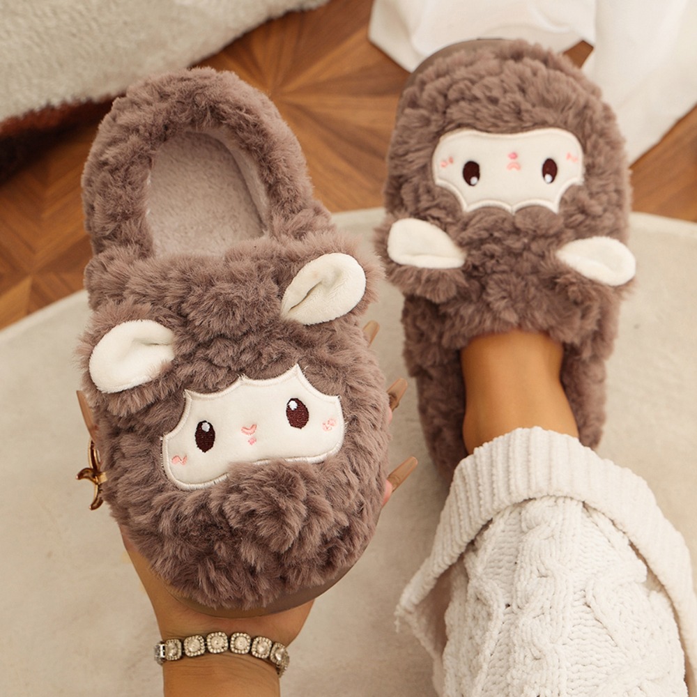 Women'S Shoes Cloud - شباشب شتوية نسائية من فرو الخروف،