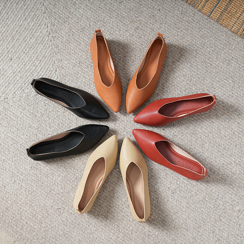 Women'S Shoes For Work - أحذية نسائية جديدة للربيع والخريف بمقدمة