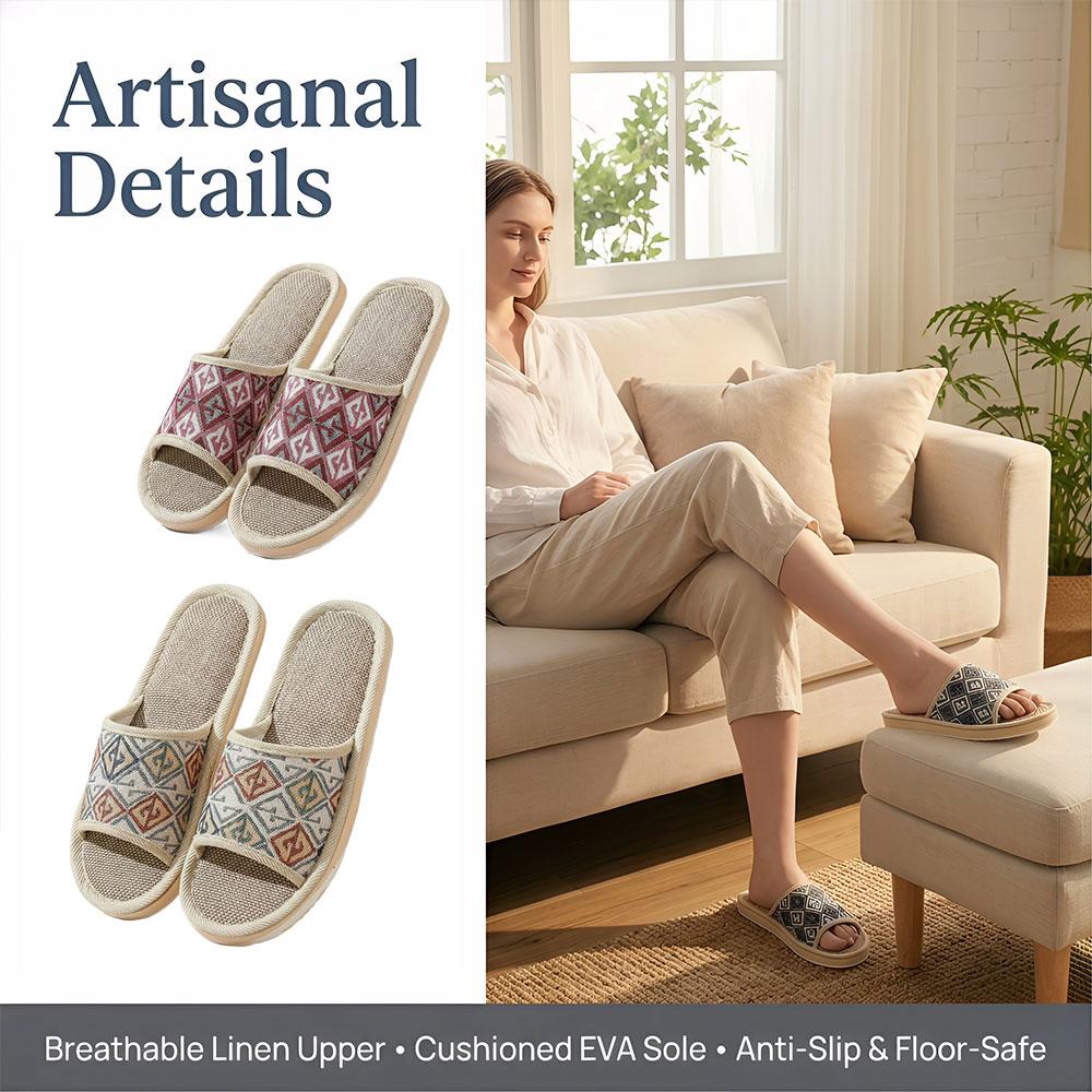 نعال كتان للفصول الأربعة، نعال - مراجعة Women'S Shoes For Flat Feet وسعره