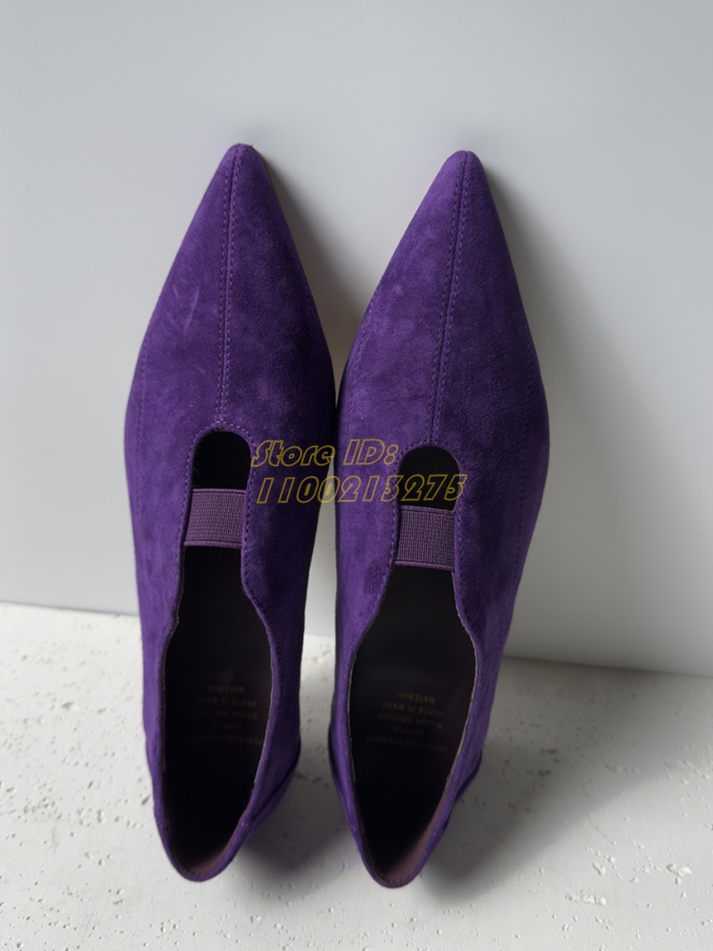 الأرجواني الجلد المدبوغ مدبب ت - مراجعة Women Shoes For Winter وسعره