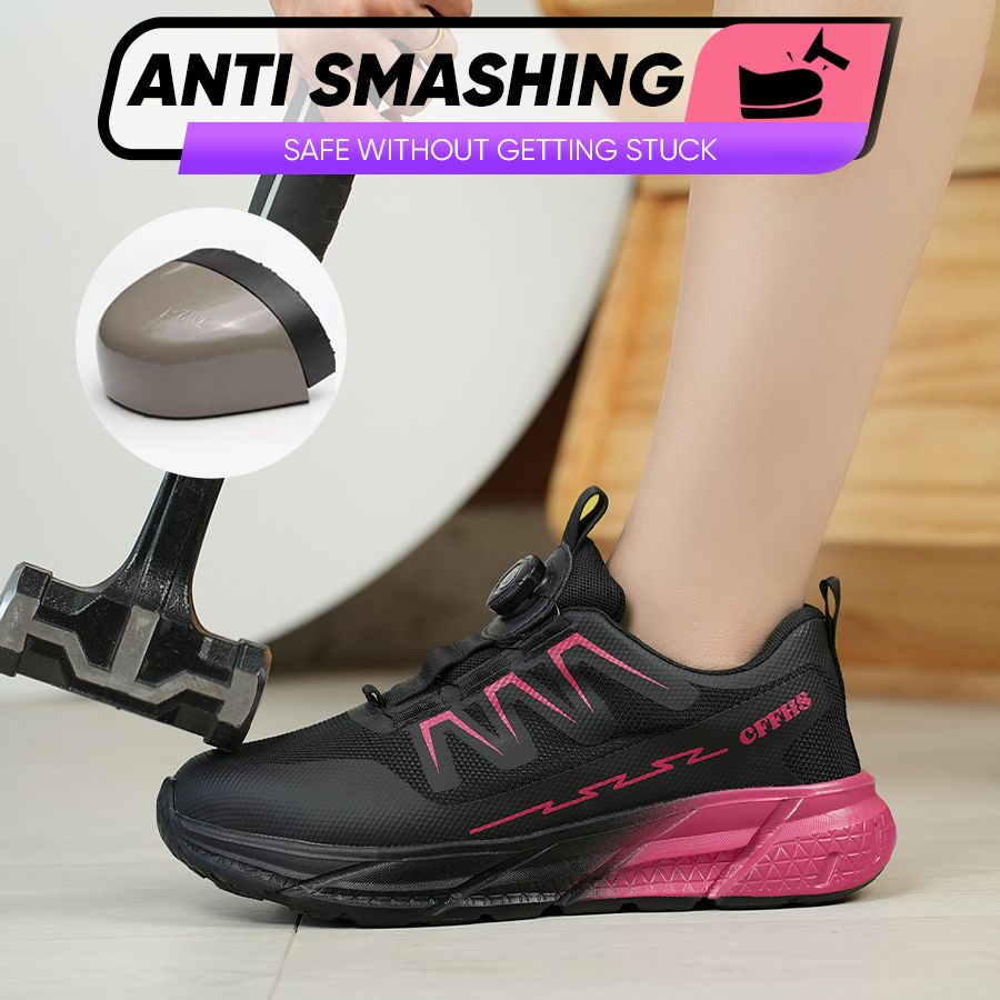 أحذية أمان نسائية مضادة للثقب  - مراجعة Women'S Shoes For Work وسعره