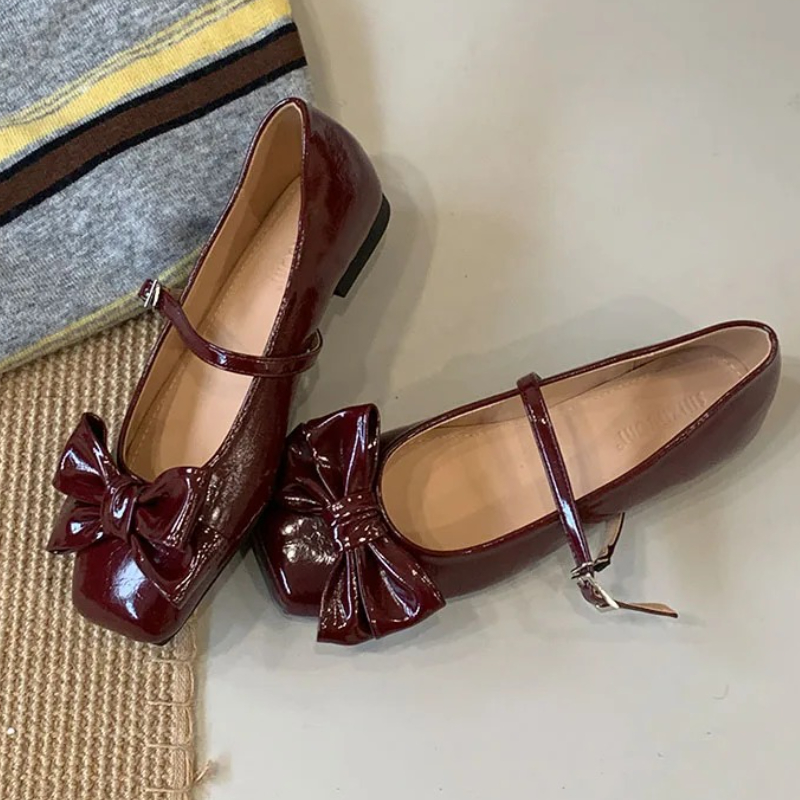 لطيف Bowknot ساحة تو تصميم الذ - مراجعة Women Shoes Branded وسعره