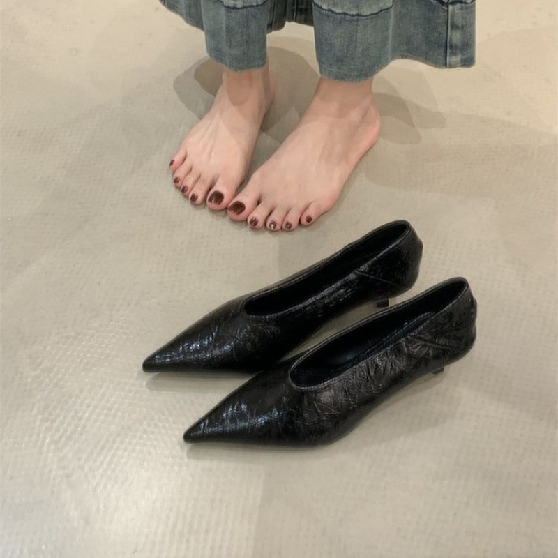 2025 خريف جديد ركاب الرياح كعب - مراجعة Women'S Shoes For Work وسعره