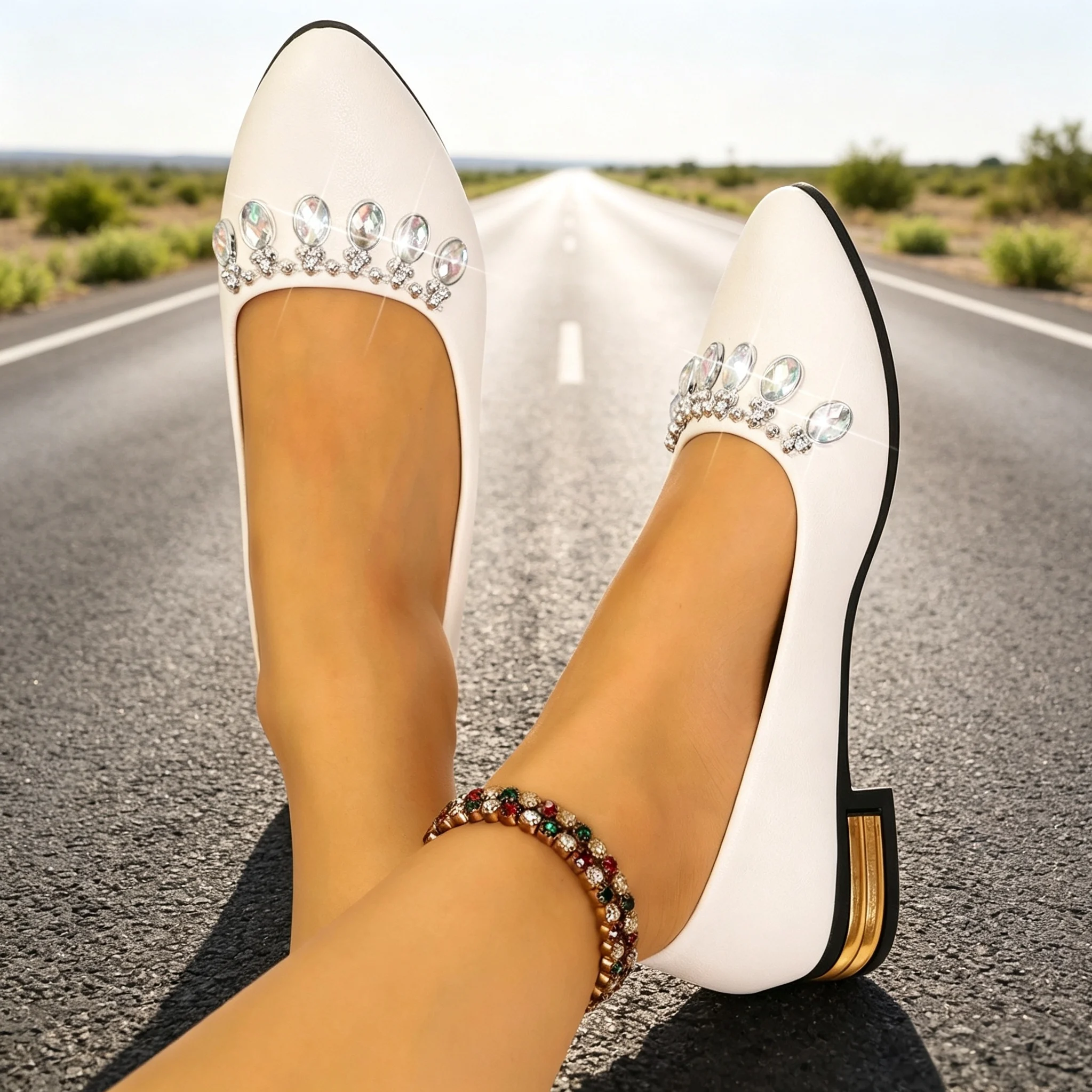 أحذية نسائية مسطحة ذات مقدمة م - مراجعة Women Shoes Sale وسعره