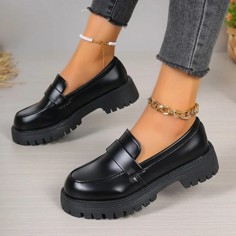حجم كبير 35-43 أسود بولي أحذية - مراجعة Women Shoes Japan وسعره