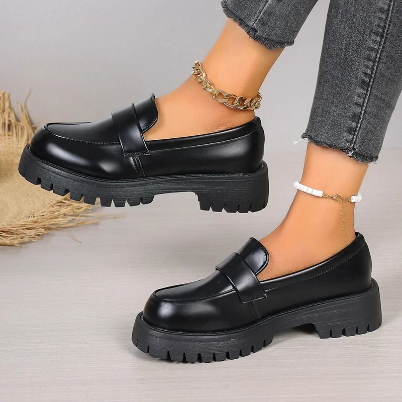 حجم كبير 35-43 أسود بولي أحذية - مراجعة Women Shoes Japan وسعره