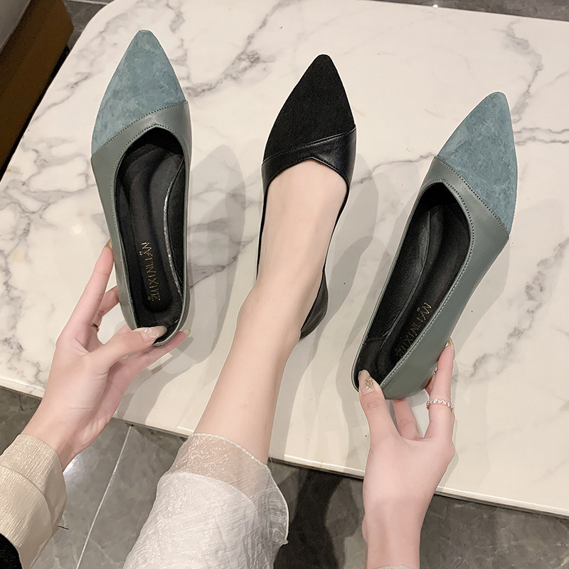 أحذية جلدية سوداء مسطحة للنساء - مراجعة Women'S Shoes For Work وسعره