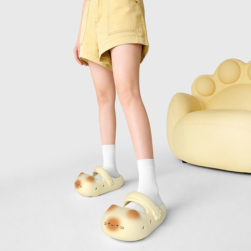 شباشب جديدة مبتكرة على شكل قطة - مراجعة Women'S Shoes Cloud وسعره