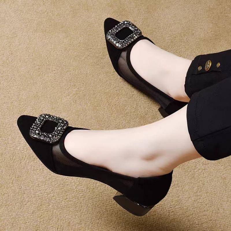 أحذية نسائية أنيقة بكعب مربع و - مراجعة Women'S Shoes In Fashion وسعره